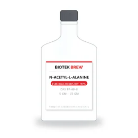 N-ACETYL-L-ALANINE - BioTek Brew laboratory chemical, CAS 97-69-8, pack sizes 5 gm - 25 gm