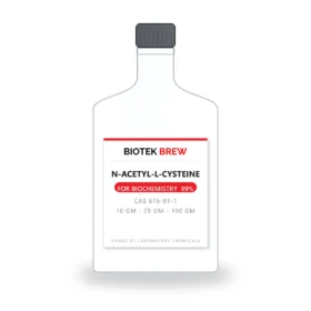 N-ACETYL-L-CYSTEINE - BioTek Brew laboratory chemical, CAS 616-91-1, pack sizes 10 gm - 25 gm - 100 gm
