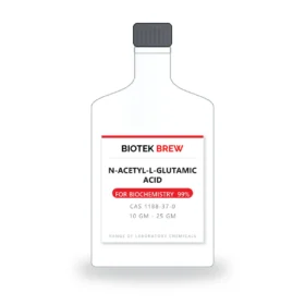N-ACETYL-L-GLUTAMIC ACID - BioTek Brew laboratory chemical, CAS 1188-37-0, pack sizes 10 gm - 25 gm