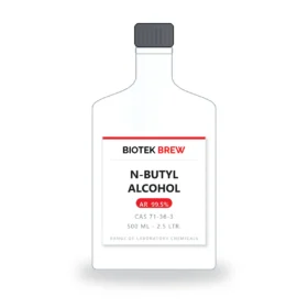 N-BUTYL ALCOHOL - BioTek Brew laboratory chemical, CAS 71-36-3, pack sizes 500 ml - 2.5 Ltr.