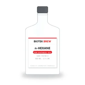 n-HEXANE - BioTek Brew laboratory chemical, CAS 110-54-3, pack sizes 500 ml - 2.5 Ltr.