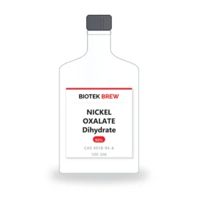 NICKEL OXALATE Dihydrate - BioTek Brew laboratory chemical, CAS 6018-94-6, pack sizes 500 gm