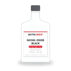 NICKEL OXIDE BLACK - BioTek Brew laboratory chemical, CAS 1314-06-3, pack sizes 250 gm - 500 gm