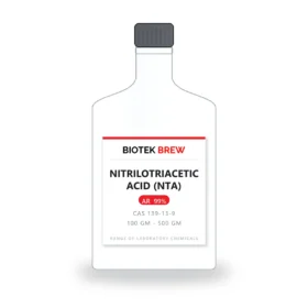 NITRILOTRIACETIC ACID (NTA) - BioTek Brew laboratory chemical, CAS 139-13-9, pack sizes 100 gm - 500 gm