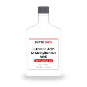 o-TOLUIC ACID (2-Methylbenzoic Acid) - BioTek Brew laboratory chemical, CAS 118-90-1, pack sizes 250 gm - 500 gm
