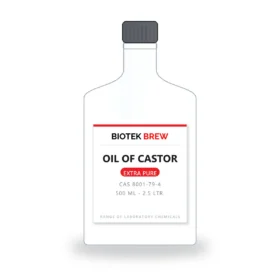 OIL OF CASTOR - BioTek Brew laboratory chemical, CAS 8001-79-4, pack sizes 500 ml - 2.5 Ltr.