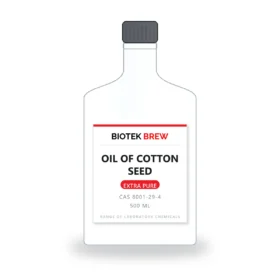 OIL OF COTTON SEED - BioTek Brew laboratory chemical, CAS 8001-29-4, pack sizes 500 ml