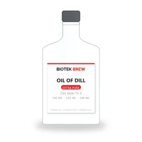 OIL OF DILL - BioTek Brew laboratory chemical, CAS 8006-75-5, pack sizes 100 ml - 250 ml - 500 ml