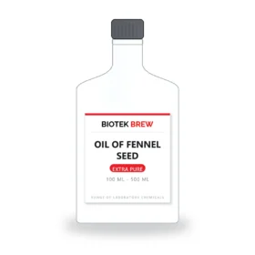 OIL OF FENNEL SEED - BioTek Brew laboratory chemical, pack sizes 100 ml - 500 ml