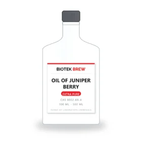 OIL OF JUNIPER BERRY - BioTek Brew laboratory chemical, CAS 8002-68-4, pack sizes 100 ml - 500 ml