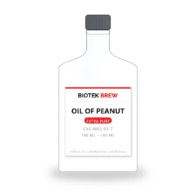 OIL OF PEANUT - BioTek Brew laboratory chemical, CAS 8002-03-7, pack sizes 100 ml - 500 ml