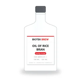 OIL OF RICE BRAN - BioTek Brew laboratory chemical, CAS 68553-81-1, pack sizes 100 ml - 500 ml