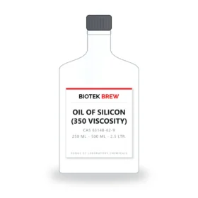 OIL OF SILICON (350 VISCOSITY) - BioTek Brew laboratory chemical, CAS 63148-62-9, pack sizes 250 ml - 500 ml - 2.5 Ltr.