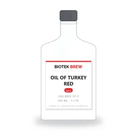 OIL OF TURKEY RED - BioTek Brew laboratory chemical, CAS 8002-33-3, pack sizes 500 ml - 5 Ltr.