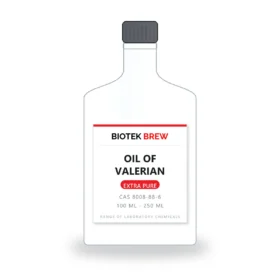 OIL OF VALERIAN - BioTek Brew laboratory chemical, CAS 8008-88-6, pack sizes 100 ml - 250 ml