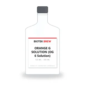 ORANGE G SOLUTION (OG 6 Solution) - BioTek Brew laboratory chemical, pack sizes 125 ml - 500 ml
