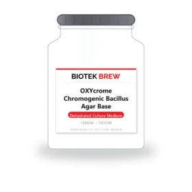 OXYcrome Chromogenic Bacillus Agar Base - BioTek Brew dehydrated culture medium, pack sizes 100gm - 500gm