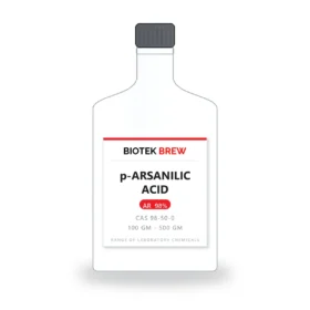 p-ARSANILIC ACID - BioTek Brew laboratory chemical, CAS 98-50-0, pack sizes 100 gm - 500 gm