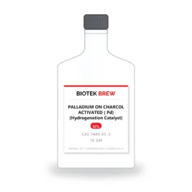 PALLADIUM ON CHARCOL ACTIVATED ( Pd) (Hydrogenation Catalyst) - BioTek Brew laboratory chemical, CAS 7440-05-3