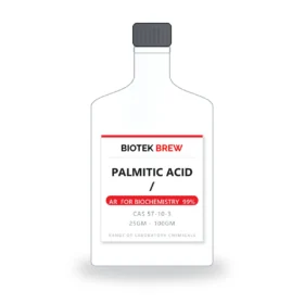 PALMITIC ACID / - BioTek Brew laboratory chemical, CAS 57-10-3, pack sizes 25gm - 100gm