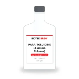 PARA-TOLUIDINE (4-Amino Toluene) - BioTek Brew laboratory chemical, CAS 106-49-0, pack sizes 500 gm