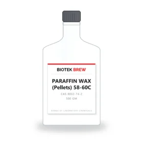 PARAFFIN WAX (Pellets) 58-60C - BioTek Brew laboratory chemical, CAS 8002-74-2, pack sizes 500 gm