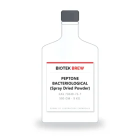 PEPTONE BACTERIOLOGICAL (Spray Dried Powder) - BioTek Brew laboratory chemical, CAS 73049-73-7, pack sizes 500 gm - 5 kg.