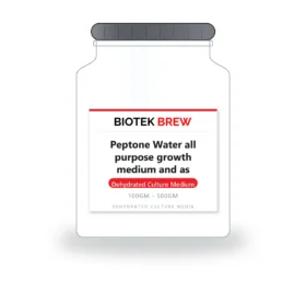 Peptone Water all purpose growth medium and as - BioTek Brew dehydrated culture medium, pack sizes 100gm - 500gm