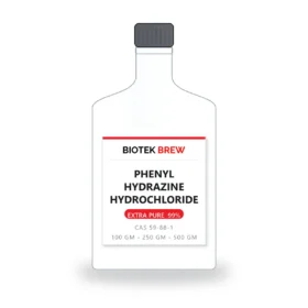 PHENYL HYDRAZINE HYDROCHLORIDE - BioTek Brew laboratory chemical, CAS 59-88-1, pack sizes 100 gm - 250 gm - 500 gm