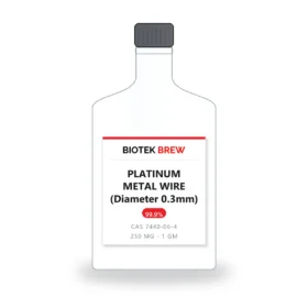 PLATINUM METAL WIRE (Diameter 0.3mm) - BioTek Brew laboratory chemical, CAS 7440-06-4, pack sizes 250 mg - 1 gm