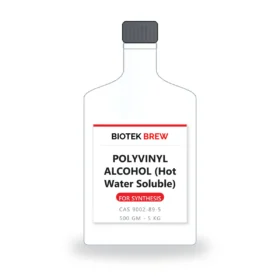 POLYVINYL ALCOHOL (Hot Water Soluble) - BioTek Brew laboratory chemical, CAS 9002-89-5, pack sizes 500 gm - 5 kg
