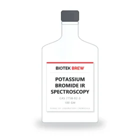 POTASSIUM BROMIDE IR SPECTROSCOPY - BioTek Brew laboratory chemical, CAS 7758-02-3, pack sizes 100 gm