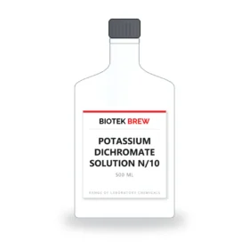 POTASSIUM DICHROMATE SOLUTION N/10 - BioTek Brew laboratory chemical, pack sizes 500 ml