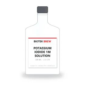 POTASSIUM IODIDE 1M SOLUTION - BioTek Brew laboratory chemical, pack sizes 500 ml - 2.5 Ltr