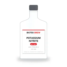 POTASSIUM NITRITE - BioTek Brew laboratory chemical, CAS 7758-09-0, pack sizes 250 gm