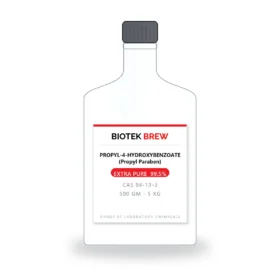PROPYL-4-HYDROXYBENZOATE (Propyl Paraben) - BioTek Brew laboratory chemical, CAS 94-13-3, pack sizes 500 gm - 5 kg
