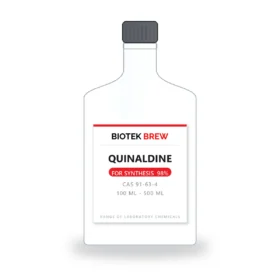 QUINALDINE - BioTek Brew laboratory chemical, CAS 91-63-4, pack sizes 100 ml - 500 ml