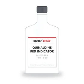 QUINALDINE RED INDICATOR - BioTek Brew laboratory chemical, CAS 117-92-0, pack sizes 1 gm - 5 gm