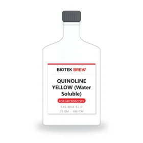 QUINOLINE YELLOW (Water Soluble) - BioTek Brew laboratory chemical, CAS 8004-92-0, pack sizes 25 gm - 100 gm