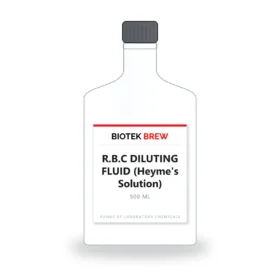 R.B.C DILUTING FLUID (Heyme's Solution) - BioTek Brew laboratory chemical, pack sizes 500 ml