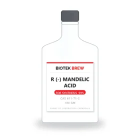 R (-) MANDELIC ACID - BioTek Brew laboratory chemical, CAS 611-71-2, pack sizes 100 gm