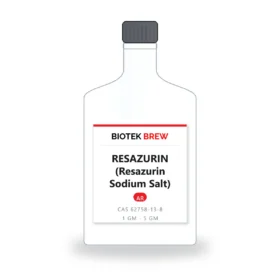 RESAZURIN (Resazurin Sodium Salt) - BioTek Brew laboratory chemical, CAS 62758-13-8, pack sizes 1 gm - 5 gm