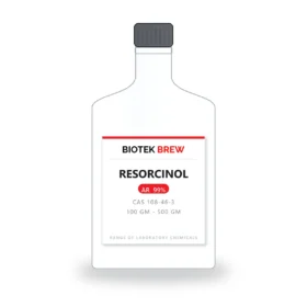 RESORCINOL - BioTek Brew laboratory chemical, CAS 108-46-3, pack sizes 100 gm - 500 gm