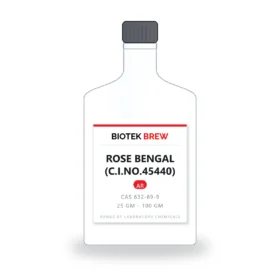 ROSE BENGAL (C.I.NO.45440) - BioTek Brew laboratory chemical, CAS 632-69-9, pack sizes 25 gm - 100 gm