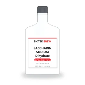SACCHARIN SODIUM Dihydrate - BioTek Brew laboratory chemical, CAS 6155-57-3, pack sizes 100 gm - 500 gm