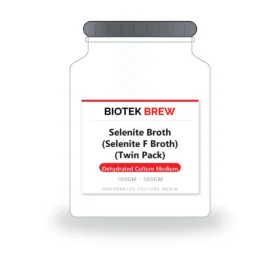 Selenite Broth (Selenite F Broth) (Twin Pack) - BioTek Brew dehydrated culture medium, pack sizes 100gm - 500gm