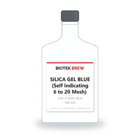 SILICA GEL BLUE (Self Indicating 6 to 20 Mesh) - BioTek Brew laboratory chemical, CAS 112926-00-8, pack sizes 500 gm