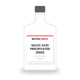 SILICIC ACID PRECIPITATED DRIED - BioTek Brew laboratory chemical, CAS 1343-98-2, pack sizes 500 gm