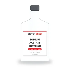 SODIUM ACETATE Trihydrate - BioTek Brew laboratory chemical, CAS 6131-90-4, pack sizes 500 gm