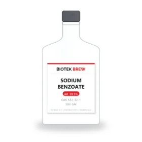 SODIUM BENZOATE - BioTek Brew laboratory chemical, CAS 532-32-1, pack sizes 500 gm
